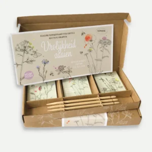 VeerenMoon brievenbus cadeaudoosje vrolijkheid zaaien